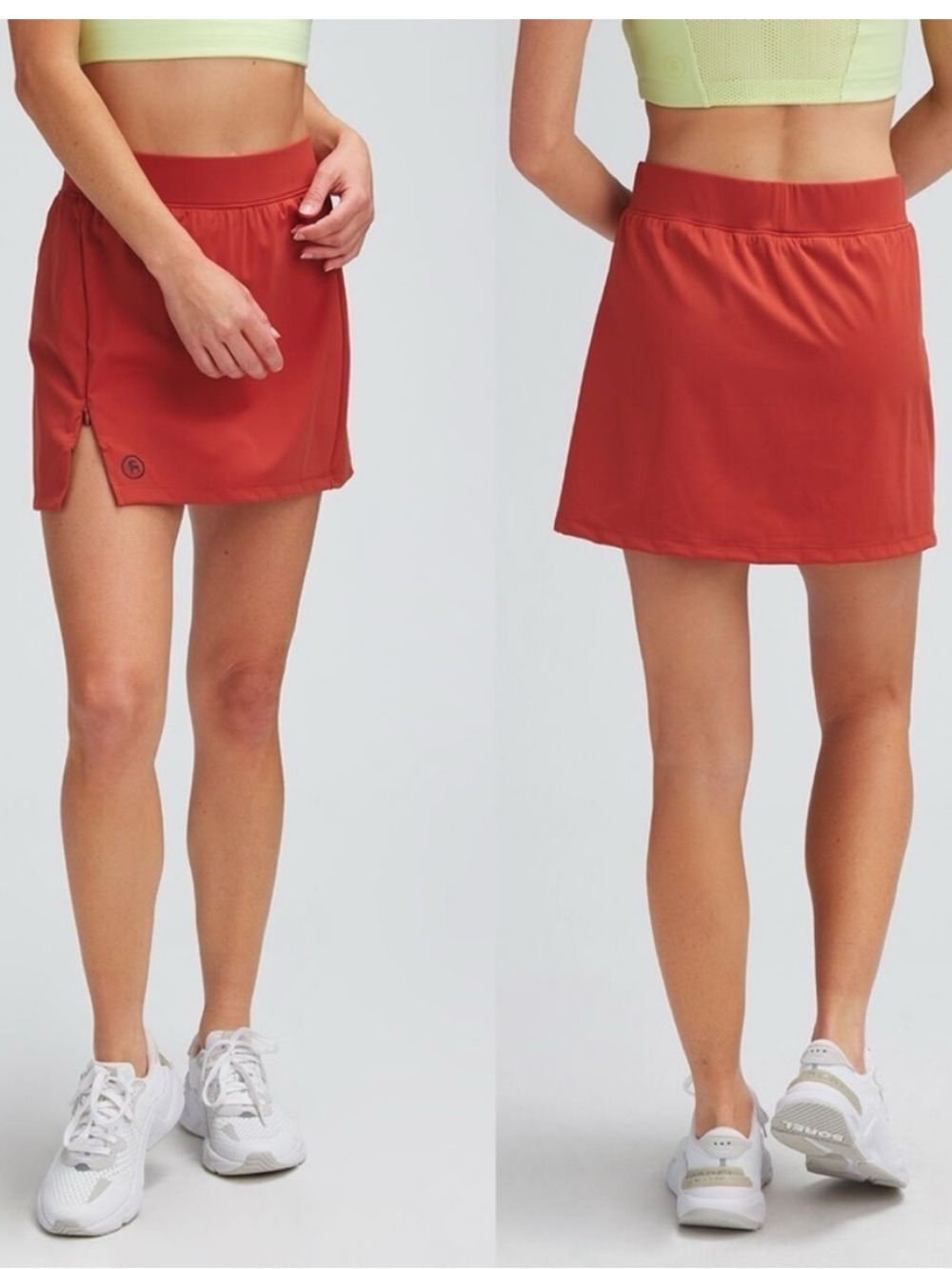 Backcountry Split Skort Size Medium Burnt Orange Pocket Shorts Hiking Workout